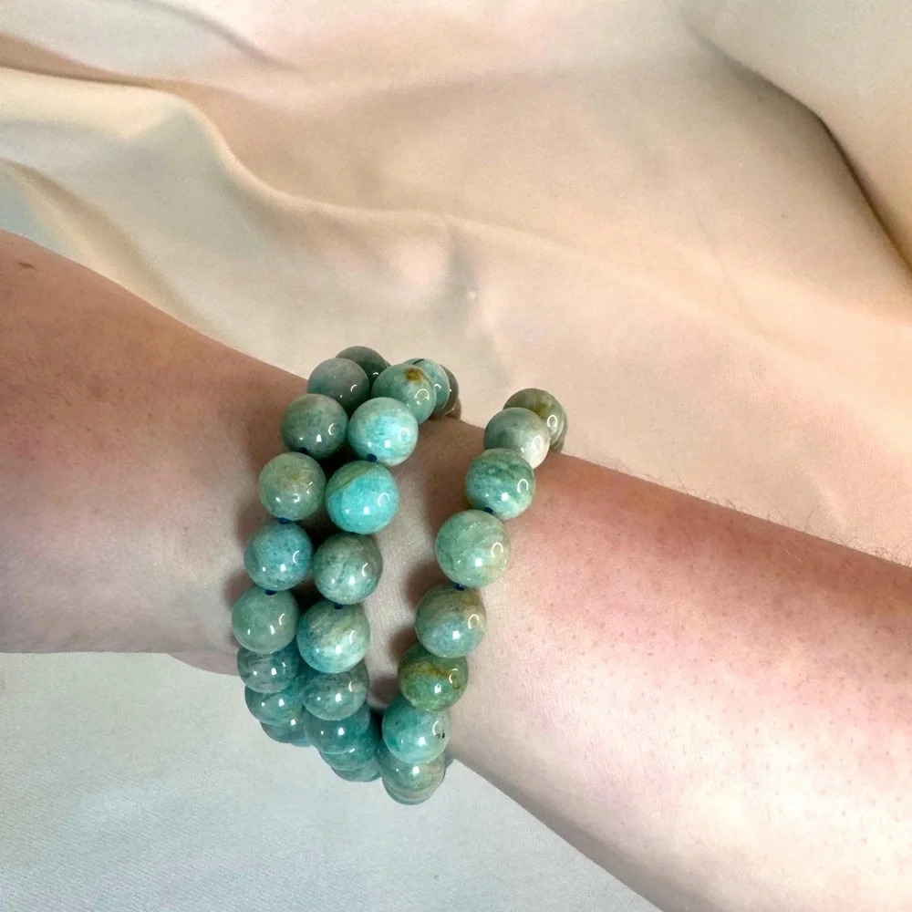 Amazonite Bracelet 8mm - Picture 1 of 2